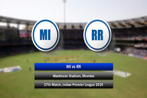 Mumbai Indians vs Rajasthan Royals 27th Match, Indian Premier League 2019 - FullTime