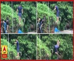 SALMAN KHAN 's Deadly Back Flip in Swimming Pool | Salman khan |ABP Ganga