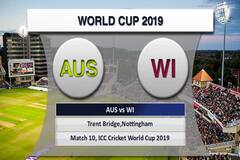 ICC WC 2019, AUS vs WI, Match 10 Highlights