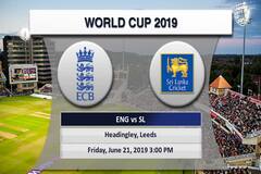 World Cup 2019 : England vs Sri Lanka Match - Preview