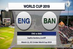 ICC WC 2019, ENG vs BAN, Match 12 Highlights