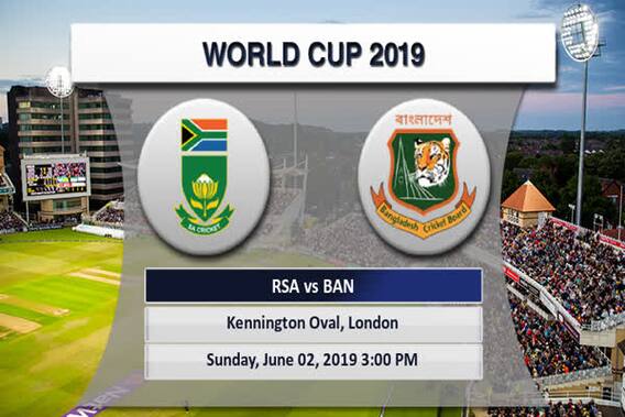 ICC WC 2019 - South Africa vs Bangladesh, Match 5 : Preview