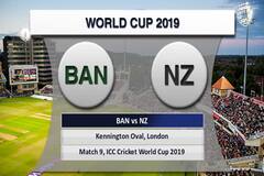 ICC WC 2019, BAN vs NZ, Match 9 Highlights