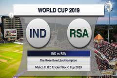 ICC WC 2019, IND vs RSA, Match 8 Highlights