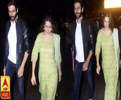 सारा अली खान और कार्तिक आर्यन को मुंबई एयरपोर्ट पर किया गया Spot, सारा ने फैंस के साथ खिंचवाए फोटो