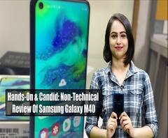 Hands-On & Candid: Non-Technical Review Of Samsung Galaxy M40 | ABP Uncut Tech