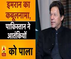 इमरान खान का कबूलनाम, पाकिस्तान को आतंकियों ने पाला ।