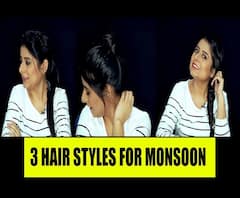 3 Simple Hair Styles to try this Monsoon | ABP Uncut Beauty