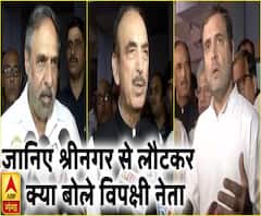 जानिए श्रीनगर से लौटकर क्या बोले विपक्षी नेता 