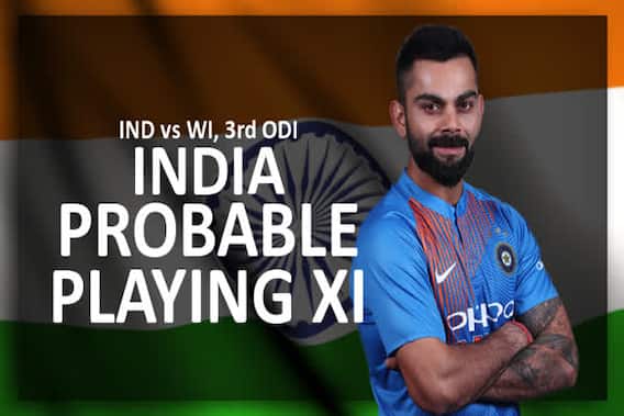 IND Vs WI, 3rd ODI: India's Probable Playing XI