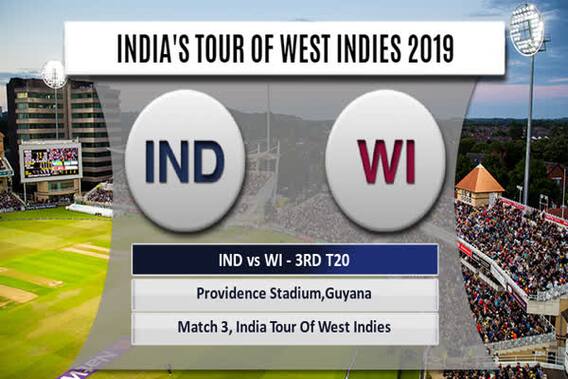 India Tour of West Indies 2019, IND vs WI, Match 3 Highlights