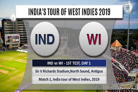 Ind vs WI 2019,1st Test : Day 1 Highlights