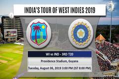 West Indies vs India 3rd T20 - Preview