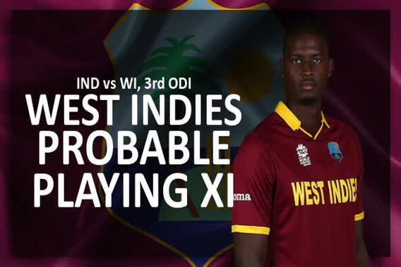 IND Vs WI, 3rd ODI: West Indies Probable Playing XI