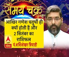 जानें, आखिर गणेश चतुर्थी ही क्यों होती है और 2 सितंबर का राशिफल | Samay Chakra 
