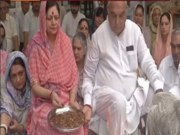 Image result for Haryana: Bhupendra Singh Hooda filed his nomination today