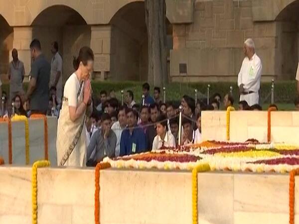 Image result for Gandhi Jayanti: PM Modi, Sonia Gandhi Among Various Other Leaders Pay Tribute To Mahatma Gandhi