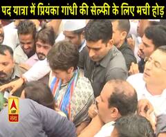 गांधी जयंती पर प्रियंका के नेतृत्व में पद यात्रा। Priyanka Gandhi। Gandhi Jayanti 