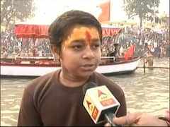 10-year-old ascetic Rajkumar Das sings for ABP News on the occasion of Kartik Purnima