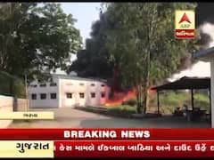 અંકલેશ્વરમાં કેમિકલ કંપનીના ગોડાઉનમાં લાગી ભીષણ આગ, જુઓ વીડિયો 