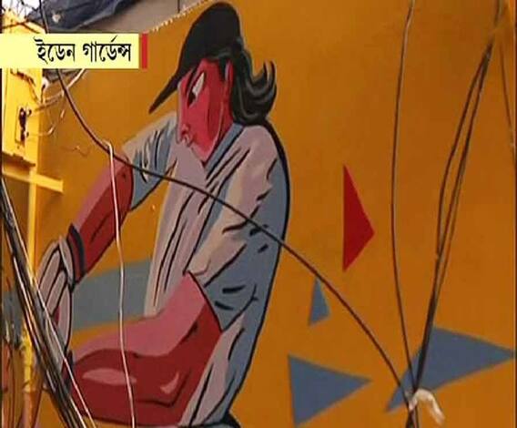 কাল শুরু পিঙ্ক টেস্ট, সাজো সাজো রব ইডেনে, দেওয়ালে তুলির টানে ক্রিকেট-ভাবনা