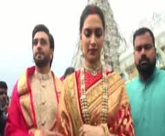 Ranveer Deepika Anniversary | लग्नाच्या पहिल्या वाढदिवसाला रणवीर-दीपिका तिरुपती बालाजी चरणी| ABP MAJHA