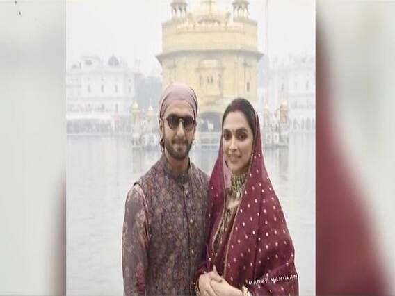 Ranveer, Deepika visit Golden Temple on wedding anniversary