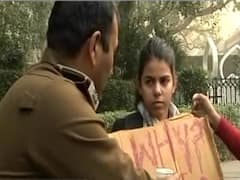 Watch | Teenage protestor Anu Dubey pens down emotional poem on women safety issue