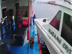 Viral Fatafat: Man had hairline escape from uncontrolled boat in Brazil