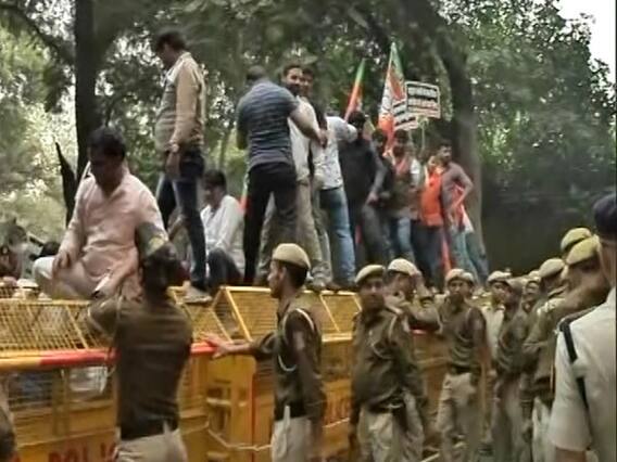 Rafale Case: कांग्रेस के खिलाफ दिल्ली में बीजेपी का बड़ा प्रदर्शन