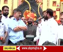 Thane | ठाण्यात जितेंद्र आव्हाड आणि एकनाथ शिंदे एकाच मंचावर | ABP Majha 