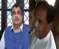 Ahmed Patel | काँग्रेस नेते अहमद पटेल नितीन गडकरींच्या भेटीला | नवी दिल्ली | ABP Majha 