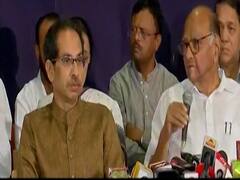 NCP, Shiv Sena and Congress' meeting begins at Sharad Pawar's residence 