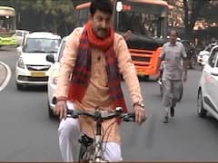 संसद में Pollution के Sollution के लिए चर्चा, कई सांसद साइकिल से पहुंचे, कई सदस्य रहे नदारद