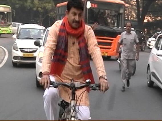 संसद में Pollution के Sollution के लिए चर्चा, कई सांसद साइकिल से पहुंचे, कई सदस्य रहे नदारद