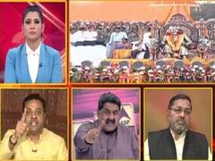 Chhatrapati Shivaji के हिंदुत्व को लेकर आपस में भिड़े Sambit Patra और Ashok Wankhede