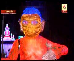 কেমন চলছে চন্দননগরের বিখ্যাত জগদ্ধাত্রী পুজো, ঘুরে দেখল এবিপি আনন্দ