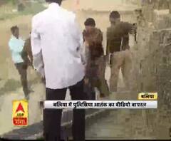 बलिया में पुलिसिया आतंक का वीडियो वायरल