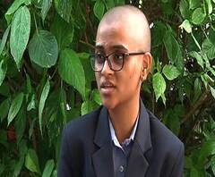 कॅन्सरग्रस्तांसाठी आशेची 'किरण' मानसिक धीर देण्यासाठी लांबसडक केस दान | औरंगाबाद | ABP Majha 