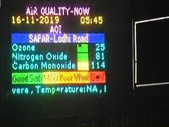 Air quality level goes down to 500 in Delhi's Lodhi Road, people face breathing problem 