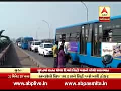 સુરતમાં સતત ચોથા દિવસે સિટી બસે ચોથી વખત સર્જયો અકસ્માત, જુઓ વીડિયો