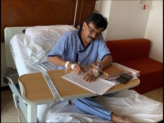 Sanjay Raut की तबियत का हाल-चाल लेने पहुंचे Uddhav Thackeray