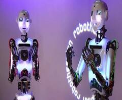 Actor Robo | जगातला पहिला अॅक्टर-परफॉर्मर रोबो मुंबईत, आयआयटी टेकफेस्टचं मुख्य आरक्षण | ABP Majha 