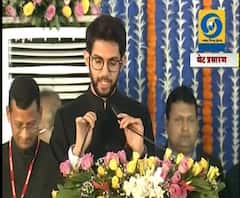 Aditya Thackeray | मी आदित्य रश्मी उद्धव ठाकरे शपथ घेतो की... | ABP Majha