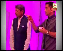 বিজ্ঞাপনের শুটিংয়ে কলকাতায় ধোনি-কপিল, মাহির পাশে দাঁড়িয়ে বার্তা শাস্ত্রীর