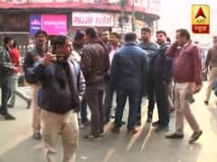 पटना में RJD का प्रदर्शन हुआ उग्र, मीडिया को बचने के लिए इमारत में लेनी पड़ी शरण