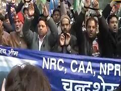 Delhi: Protest against CAA after Friday prayers in Jorbagh