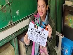 Shruti Sharma shooting for paglait in UP