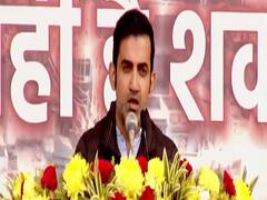 Gautam Gambhir attacks Kejriwal govt over pollution
