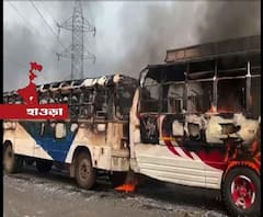 হাওড়ায় গরফা ব্রিজের কাছে ৬টি বাস ভাঙচুর, পুলিশকে লক্ষ্য করে পাথরবৃষ্টি, অবরোধ সলপ মোড়েও